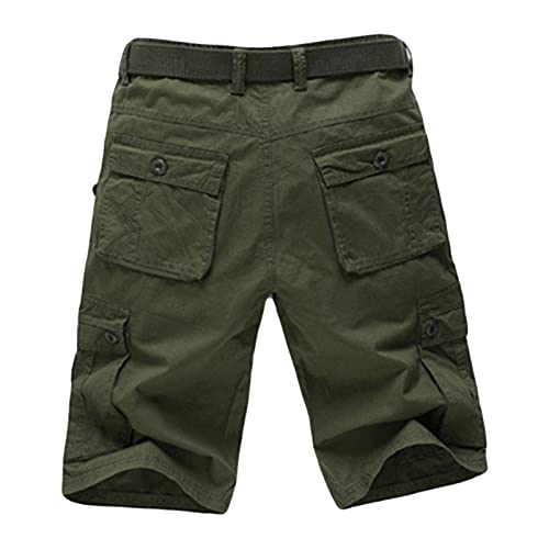 Maiyifu-GJ Men's Relaxed Fit Cargo Shorts Multi-bolsos