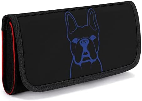 Bulldog francês Caixa de transporte para interruptores portáteis de saco de armazenamento de console de jogos com acessórios de slot para cartas