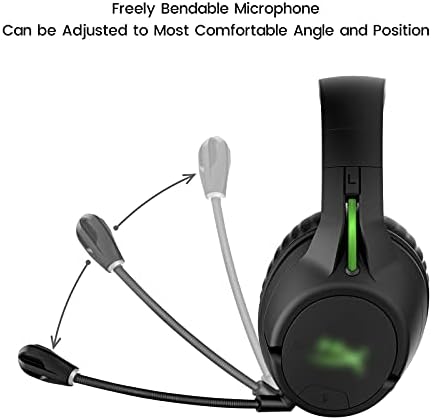 Substituição de microfone para Kingston Hyperx Cloud Flight/Flight S Wireless Gaming Headset, boom de microfone destacável com indicador de mudo LED no PC PS5 PS4 Xbox Series X/S