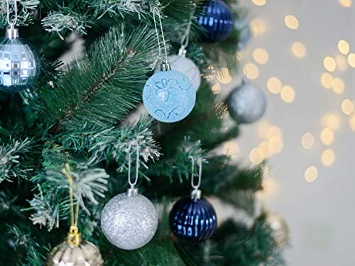 CHICIC 41CT 2,36 ”Ornamentos de Natal para decorações de árvores de Natal Os enfeites de árvore de Natal conjuntos