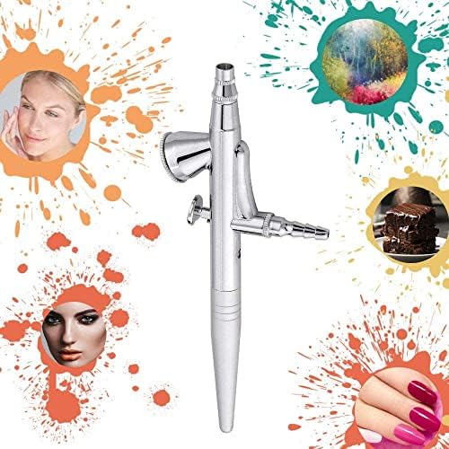 2pcs portátil Airbrush Gun Gravity Feed Airbrush unhas Airbrush Taint Taint Oxygen Spray Gun Silk Silk Airbrush Air