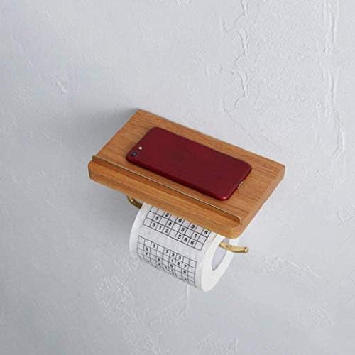 Portador de papel de papel higiênico de madeira xjzs, suporte de papel, suporte de tecido de rolo de estilo, acessórios para o
