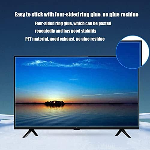 Anti-Blue Light Screen Protector Non Glare/Anti Scratch Reduct Eye Protection Film para 32-75 polegadas LCD, LED, OLED e QLED 4K HDTV/A/50 POLENTE 1101x620 mm