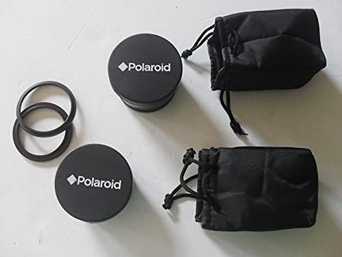 Série Polaroid Studio 52/55/58mm .43x HD Lente de ampla angular com macro Andção + Polaroid Studio Series 2.2x HD Lens telefoto Kit