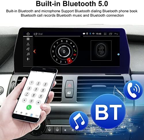 CAR GPS Navigator Android 12 Estéreo para BMW X5 X6 E70 E71 com sistema IDRIV