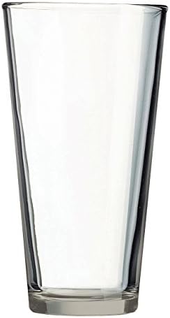 Com mesa King Frost Bottom Pint Glass - Cores adicionais disponíveis - conjunto de 16 onças de 6