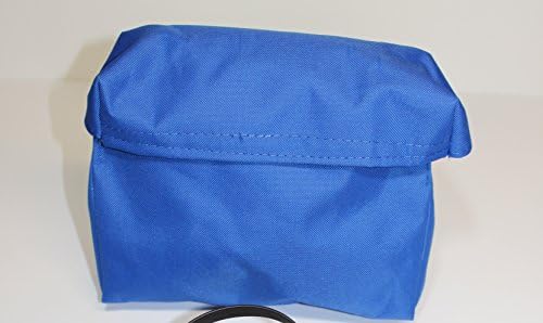 Bolsa de respirador com loops de cinto de 2 anexos - segura a meia máscara com cartuchos empilhados e anexados