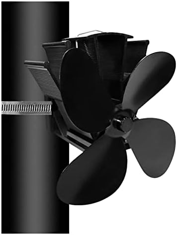 Gayouny 4 Fan Universal Fan Powerd Stove Fan para Wood Log Burner lareira Fã de lareira Distribuição de calor eficiente