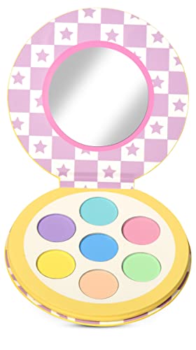 Smile de olhos estrelados de IsCream coleção de olhos de 7 cores com espelho em paletas redondas