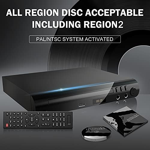 HD DVD Player, DVD Players para TV, todos os jogadores de DVD gratuitos da região com saída de microfone duplo HDMI e