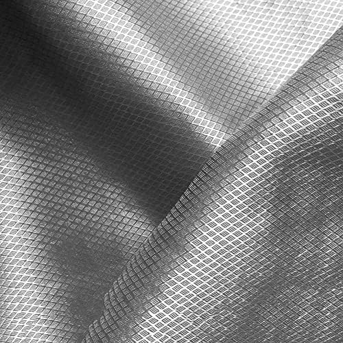 Terno de proteção contra radiação yilefu, tecido de fibra de prata 150x66cm RF/EMI/EMF/LF Bloqueio/bloco anti -radiação