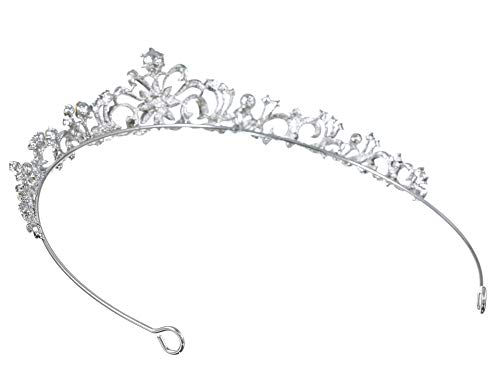 Casamento de cristal de cristal de cristal de noiva Tiara Crown T1129