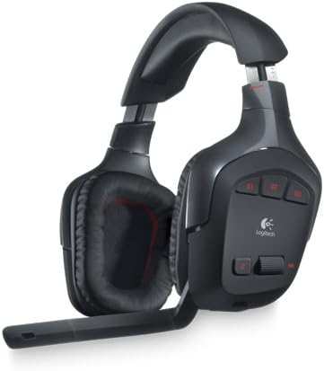Logitech G Wireless Gaming Headset G930 com som surround 7.1, fones de ouvido sem fio com microfone
