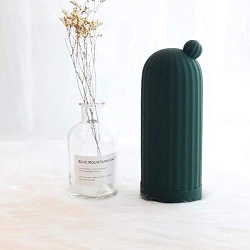 Scaf 580ml silicone saco de água quente cacto em forma de mão quente mais quente água preenchida garrafa de água morna verde escuro