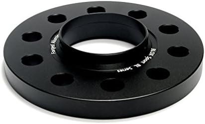 BLOXSPORT 2PCS 15mm PCD 5x112 CB66.5 Adaptador de roda centrado no hub Adaptador de roda Liga de alumínio forjada 6061 T6 Com