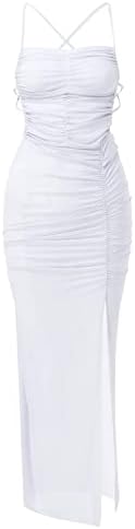 2023 Blusa do maiô feminino Salia longa vestido de banho sem mangueira de maiô Cobertão de argodão