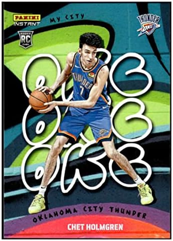 Chet Holmgren 2022-23 Panini Instant My City /1485 Rookie 26 Thunder NM+ -MT+ NBA Basketball