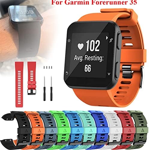 Dfamin Substituição Pulseira Silicagel Strap de pulso macia para Garmin Forerunner 35 Fashion Smart Watch Watch Watchband Bracelet