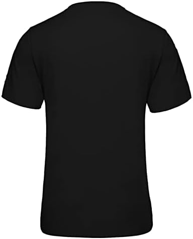 Camiseta rasgada masculina, coloração sólida de coloração sólida de coloração de coloração curta