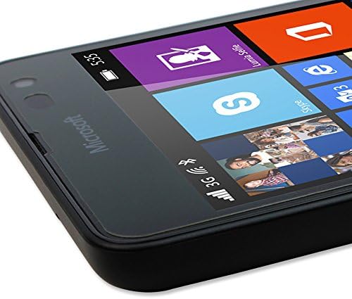 Protetor de tela Skinomi Compatível com Microsoft Lumia 535 Clear Techskin TPU Anti-Bubble HD Film