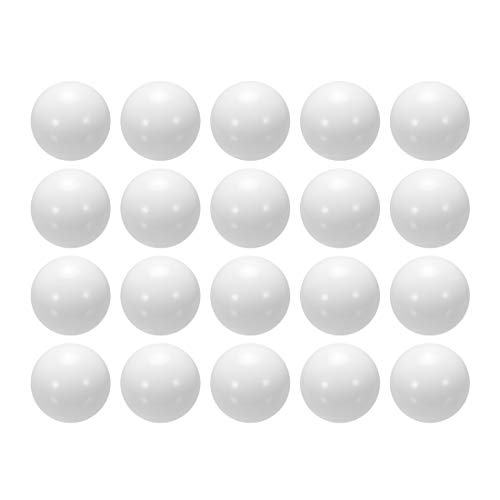 UXCELL 12mm POM Coin Balls, bola de rolamento de plástico 20pcs