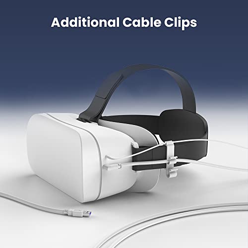 VersionTech. Cabo de link de 16 pés compatível com meta/oculus miss2/1 pico 4 acessórios/vapor vr jogos/rift s, USB 3.2 para