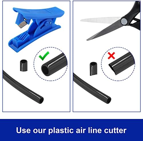 Cortador de tubos de plástico Phituoda 4pcs, ferramenta de corte de linha de gotejamento de nylon, corte até 3/4 polegadas