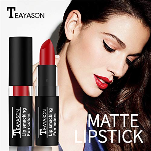 Lipstick fostuns natural impermeável xícara antiaderente duradoura ricamente pigmentada vibrante colorido em ousado tonalidade lábio