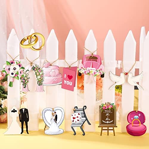 24 PCs Casamento Ornamentos arborizados para casamentos de árvores Decorações arborizadas decorações aquareadas Fatias de madeira Decorações