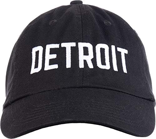 Detroit | Mulheres Retro City City Detroiter 313 Cool Michigan Homens Mulheres Capfe Dadd Hat