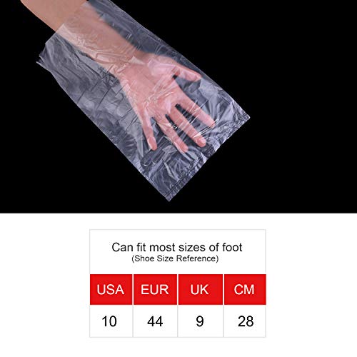 300 PCs parafina sacos de cera para mãos e pés de parafina descartáveis ​​Luvas de banho Sacos de plástico de parafina