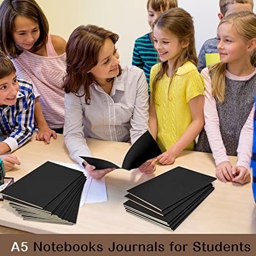 150 Pack Kraft Notebook Journals 5,5 polegadas x 8,3 polegadas A5 Journal SoftCover Notebooks Bulk for Kids Student Weetch Sketch Travel Journal Office Notepad com 60 páginas 30 folhas