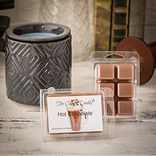 A vela Daddy Hot Chocolate Cocoa perfumado derretimento- cubos de cera de perfume máximo/derretimentos- 1 pacote -2 onças- 6 cubos