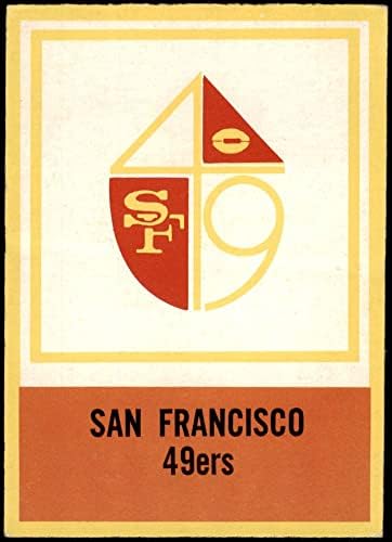 1967 Philadelphia 180 San Francisco 49ers Logo San Francisco 49ers EX/MT+ 49ers