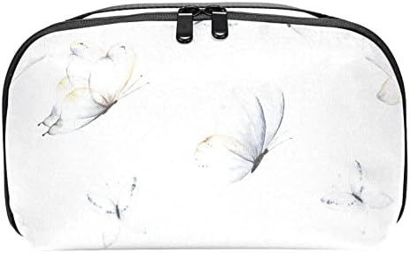 Bolsa de maquiagem de borboleta para bolsa de organizador de viagens portátil para bolsa para saco de beleza para mulheres
