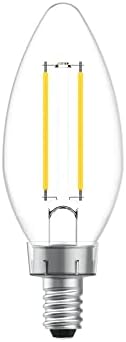 GE Classic Classic 40 watts Eq B10 Soft White Candelabra Base Dimmable LED Bulb