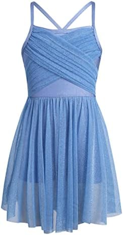 TSSOE KIDS GIRLS MENINAS MUNDONES DO CHRIRMERY MESH VESTIDO DE LELA TULLE TULLE TUTU PRINCESS DANCE COSTO