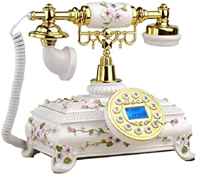 KXDFDC VINTAGE ANTIGO Telefones resina resina artesanal Telefone fixo fixo para o hotel de escritório em casa