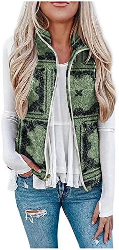 Cokuera Winter Casacos para Moda Feminina Falto de Outono Casaco Retro Retro Impressão Zip Fleece Turtleneck Sobrecarregando Overcoat