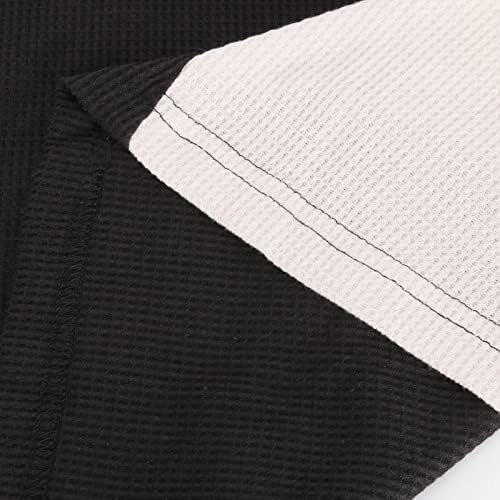 Tops de manga longa feminina bloco colorido waffle malha casual cutil de pescoço túnicos camisa moda 2022 blusa solta