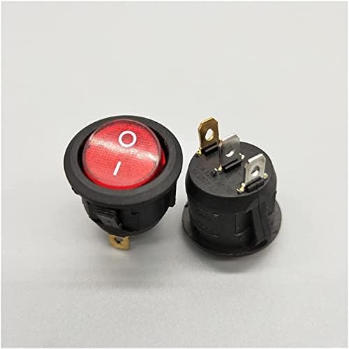 Interruptor do balancim 1pcs kcd1 20mm 3 pinos interruptor de LED 10a 12V Power Power Lift Button Button Light On/Off Rocker Circher Supplies Diy
