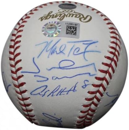 2009 A equipe do New York Yankees assinou o World Series Baseball 9 Sigs Steiner 33932 - Baseballs autografados