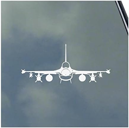 F-16 Fighting Falcon Pilot Front Front Totalmente Carregado Vinil adesivo Decal