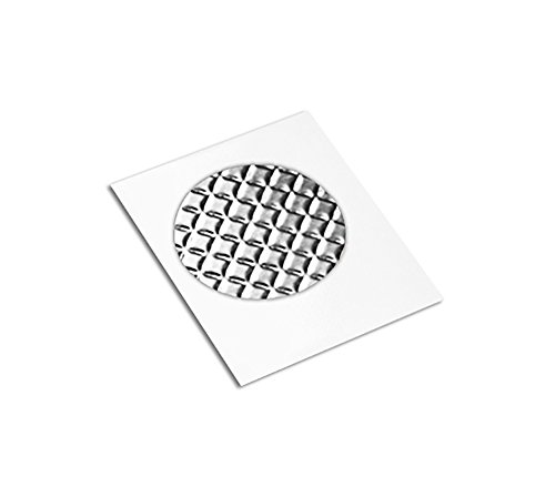 3m 1267 Circle-6 -100 Silver Aluminium/acrílico Adesivo Fita de papel alumínio, 0,0083 de espessura, 6 comprimento, 6 Largura