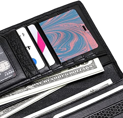 Cartão de crédito de marmoreio japonês USB Flash Drives personalizados Memory Stick Key Corporate Gifts and Promocional
