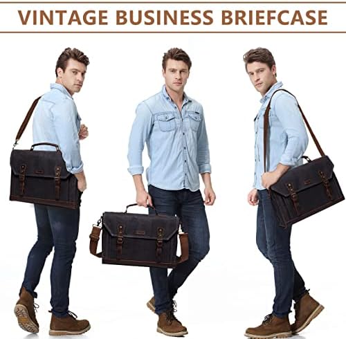 Mensageiro da bolsa para homens, lona vintage LAPTOPS SATCHEL BAPELA BEMBENCIONCE BEMBELE