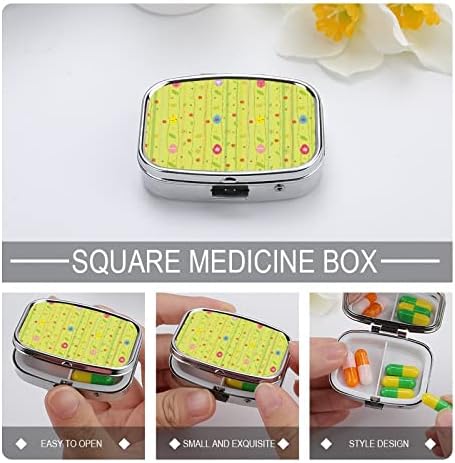 Caixa de pílula Ovos de Páscoa Capa de comprimido de comprimido de comprimido de comprimido por portátil Pillbox Vitamina