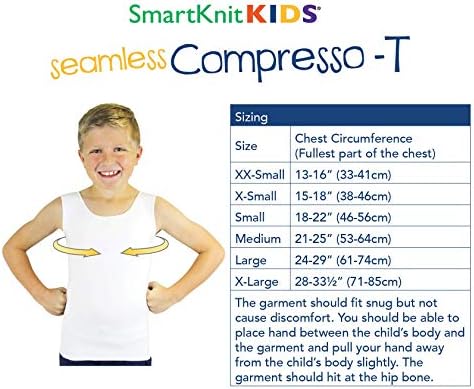 SmartKnitkids compressão compressão de pressão profunda compressão e camisa de camiseta e sensibilidade sensorial sem