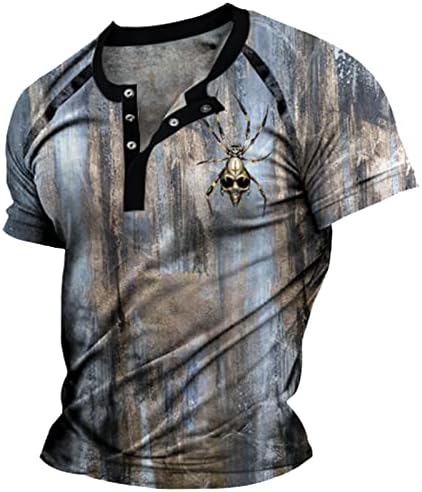 Camisas masculinas de verão masculino de manga curta camiseta de camiseta de animal de origem Tribal Top T Top s Spandex