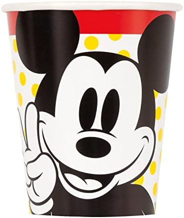 Disney Mickey Mouse Cups de papel- 9oz I embalando 8